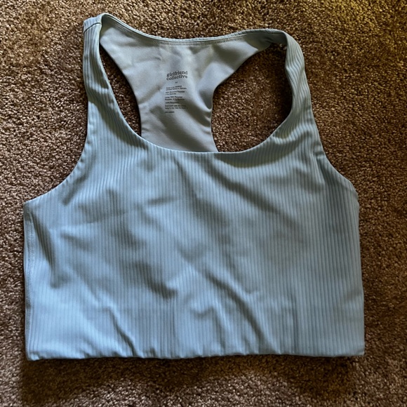 Girlfriend collective rib set in light blue - Picture 6 of 8